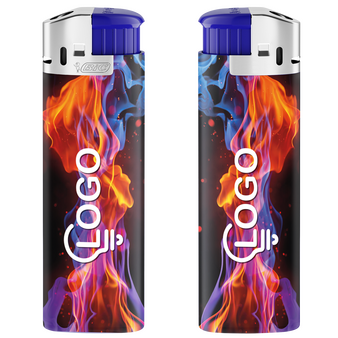 BIC®-Elektro-Feuerzeug, 4/0-farbig rundherum bedruckt