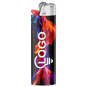 BIC®-Reibradfeuerzeug Maxi, 4/0-farbig rundherum bedruckt