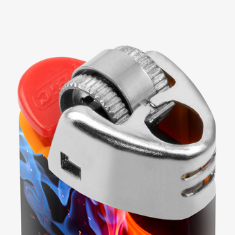 BIC®-Reibradfeuerzeug Maxi, 4/0-farbig rundherum bedruckt