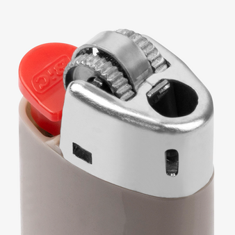 BIC®-Reibradfeuerzeug Mini, 4-farbig beidseitig bedruckt