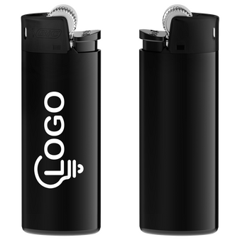 BIC®-Reibradfeuerzeug Mini schwarz, 1-farbig einseitig bedruckt