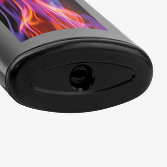 BIC®-Reibradfeuerzeug Mini schwarz, 4/0-farbig einseitig bedruckt