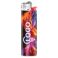 BIC®-Reibradfeuerzeug Slim, 4/0-farbig rundherum bedruckt