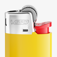 BIC®-Reibradfeuerzeug Slim, 4-farbig beidseitig bedruckt