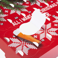 Adventskalender, farbig bedruckt, details