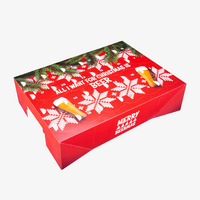 Adventskalender, farbig bedruckt, Deckel