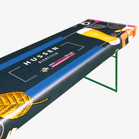 Biertisch, fabig bedruckt, details