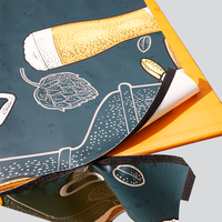 Biertisch, farbig bedruckt