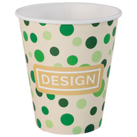 Bio Becher einwandig 250 ml, 4/0-farbig (CMYK)