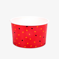 Eisbecher, farbig bedruckt, Motiv