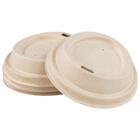 Bio Pappdeckel mit Trinkloch für Getränkebecher 500 ml