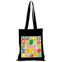 Bio-Baumwolltasche farbig, Langhenkel