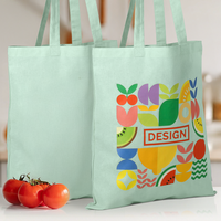 Bio-Baumwolltasche farbig, Langhenkel