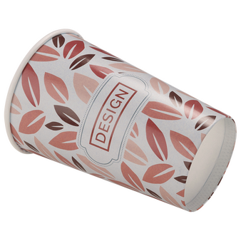 Bio-Becher einwandig mit Eichstrich 400 ml, 4/0-farbig