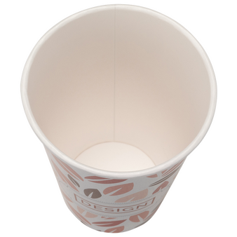 Bio-Becher einwandig mit Eichstrich 400 ml, 4/0-farbig