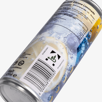 Energydrink, farbig bedruckt, Rueckseite, details