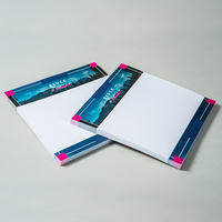 Block, farbig bedruckt, liegend