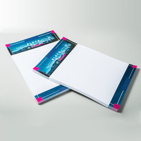 Block, farbig bedruckt, Freie Form, liegend