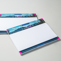 Block, farbig bedruckt, liegend