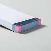 Block, farbig einseitig bedruckt, liegend