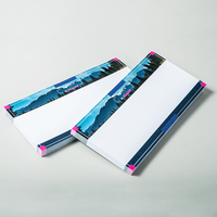 Block quer, farbig bedruckt, liegend