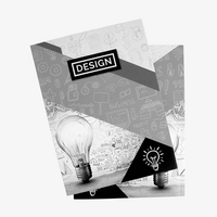 Block, bedruckt, Hoch, liegend