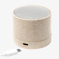 Bluetooth-Lautsprecher aus Weizenfasern mit FM-Radio mit Kabel