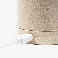 Bluetooth-Lautsprecher aus Weizenfasern mit FM-Radio mit Kabel