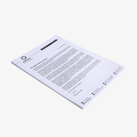 Briefpapier, bedruckt, liegend