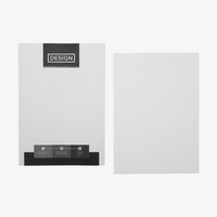 Briefpapier, farbig bedruckt, Vorder und Rueckseite