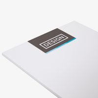 Briefpapier DIN A4, 4/1 farbig (Vorderseite: farbig / Rückseite: Graustufen), Bankpostpapier mit Wasserzeichen