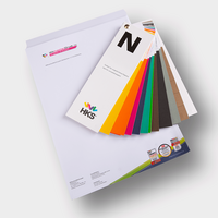 Briefpapier,farbig bedruckt bedruckt, verschiedene Farben