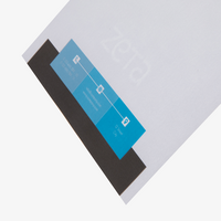 Briefpapier DIN A4, 4/1 farbig (Vorderseite: farbig / Rückseite: Graustufen), Bankpostpapier mit Wasserzeichen