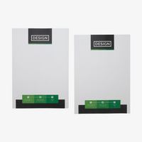 Briefpapier, farbig bedruckt, Vorder und Rueckseite