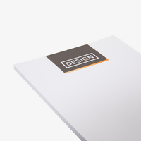 Briefpapier DIN lang, 4/0 farbig (Vorderseite: farbig / Rückseite: unbedruckt), Bankpostpapier mit Wasserzeichen