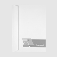 Briefumschlag DIN C4 (Lasche an der breiten Seite), haftklebend mit Fenster, beidseitig 1/1 bedruckt, Rückseite