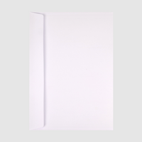 Briefumschlag DIN C4 (Lasche an der breiten Seite), haftklebend ohne Fenster, einseitig 4/0 farbig bedruckt, Lasche