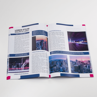 Broschüre, farbig bedruckt, liegends aufgeschlagen