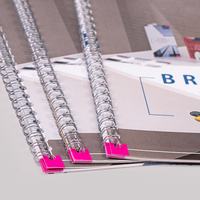 Broschüre mit Metall-Spiralbindung Endformat DIN A4 geschlossen