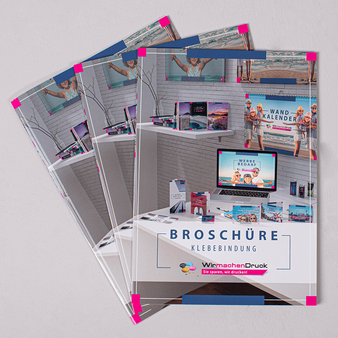 Broschüre mit PUR-Klebebindung DIN A4 quer
