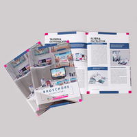 Broschüre mit PUR-Klebebindung DIN lang (99 x 210 mm) aussen und innen