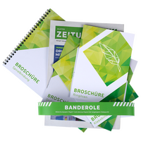 Neutrales Broschüren-Musterset