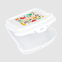 Brotdose Vinylaufkleber geöffnet