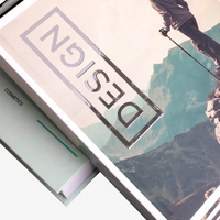 Buch, farbig bedruck, Motiv, Veraedelung Silver, details