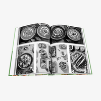 Buch, bedruckt, Motiv, aufgefaltet