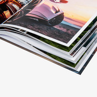 Buch, farbig bedruckt, Motiv, quer, aufgeschlagen, details