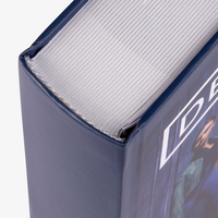 Buch Hardcover mit rundem Rücken DIN A5 quer Detailansicht Rücken