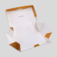 Burgerbox, farbig bedruckt, offen