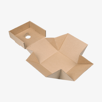 Burgerbox faltbar 12 x 12 x 10 cm, unbedruckt