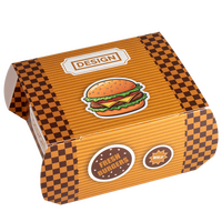 Burgerbox M (13,1 x 12 x 7,7 cm) einseitig bedruckt 4/0-farbig